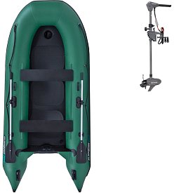 Člun GLADIATOR CLASSIC B330AD green - nafukovací člun s vysokotlakou podlahou