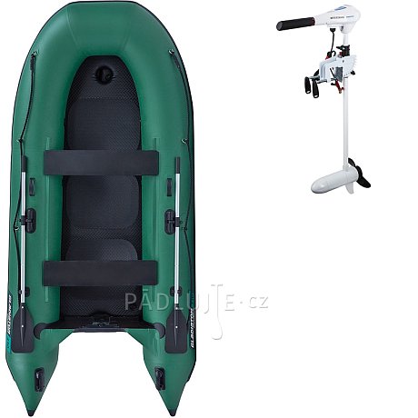 Člun GLADIATOR CLASSIC B330AD green - nafukovací člun s vysokotlakou podlahou