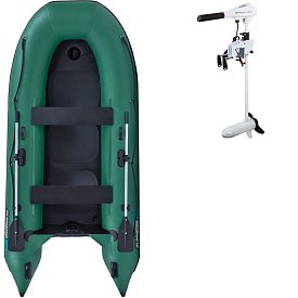 Člun GLADIATOR CLASSIC B330AD green - nafukovací člun s vysokotlakou podlahou