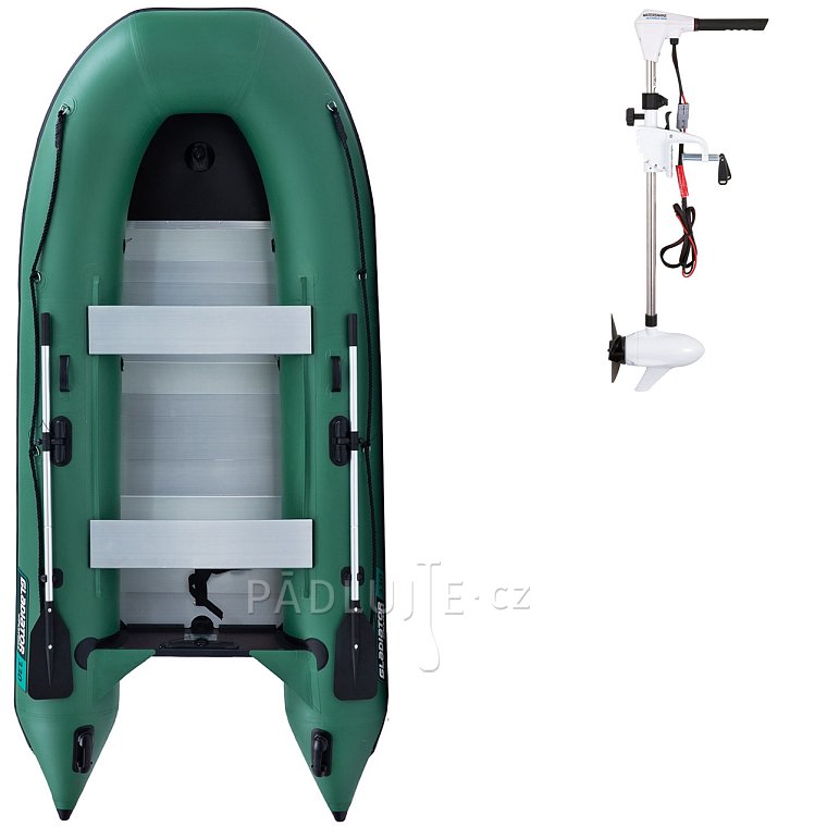 Člun GLADIATOR CLASSIC B330AL green - nafukovací člun s hliníkovou podlahou
