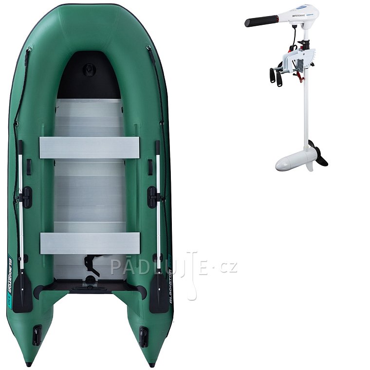 Člun GLADIATOR CLASSIC B330AL green - nafukovací člun s hliníkovou podlahou