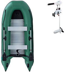 Člun GLADIATOR CLASSIC B330AL green - nafukovací člun s hliníkovou podlahou