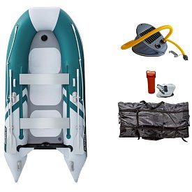 Člun GLADIATOR CLASSIC B330AD sea green white - nafukovací člun s vysokotlakou podlahou