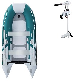 Člun GLADIATOR CLASSIC B330AD sea green white - nafukovací člun s vysokotlakou podlahou