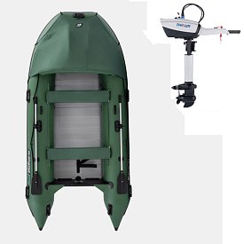 Člun GLADIATOR ACTIVE C370AL green - nafukovací člun s hliníkovou podlahou