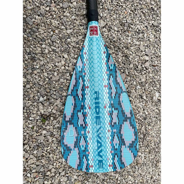 Pádlo RIDEWAVE Pybrocales Combo 4-dílné s laminátovýmm shaftem nastavitelné pro paddleboard i kajak