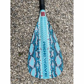 Pádlo RIDEWAVE Pybrocales Combo 4-dílné s laminátovýmm shaftem nastavitelné pro paddleboard i kajak