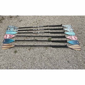 Pádlo RIDEWAVE Pybrocales Combo 4-dílné s laminátovýmm shaftem nastavitelné pro paddleboard i kajak