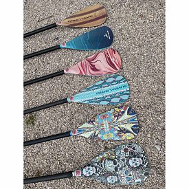 Pádlo RIDEWAVE Landslide Combo 4-dílné s karbonovým shaftem nastavitelné pro paddleboard i kajak