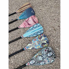 Pádlo RIDEWAVE Landslide Combo 4-dílné s karbonovým shaftem nastavitelné pro paddleboard i kajak