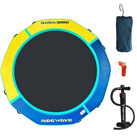 Nafukovací kruhový DOCK RIDEWAVE se síťovým středem průměr 245 cm