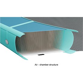 Nafukovací kruhový DOCK RIDEWAVE se síťovým středem průměr 305 cm