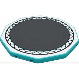 Nafukovací kruhový DOCK RIDEWAVE se síťovým středem průměr 305 cm