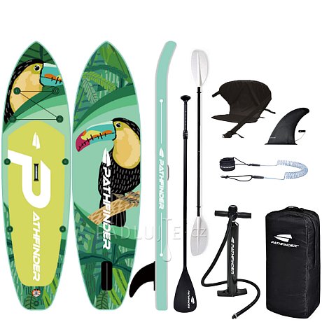 Paddleboard PATHFINDER TOUCAN LEAF 10'2 - nafukovací