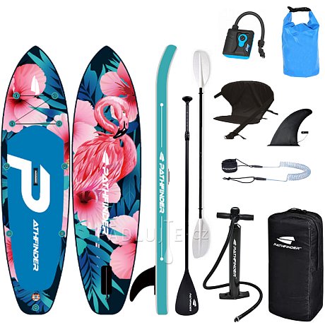 Paddleboard PATHFINDER FLAMIGO BLUE 10'2 - nafukovací
