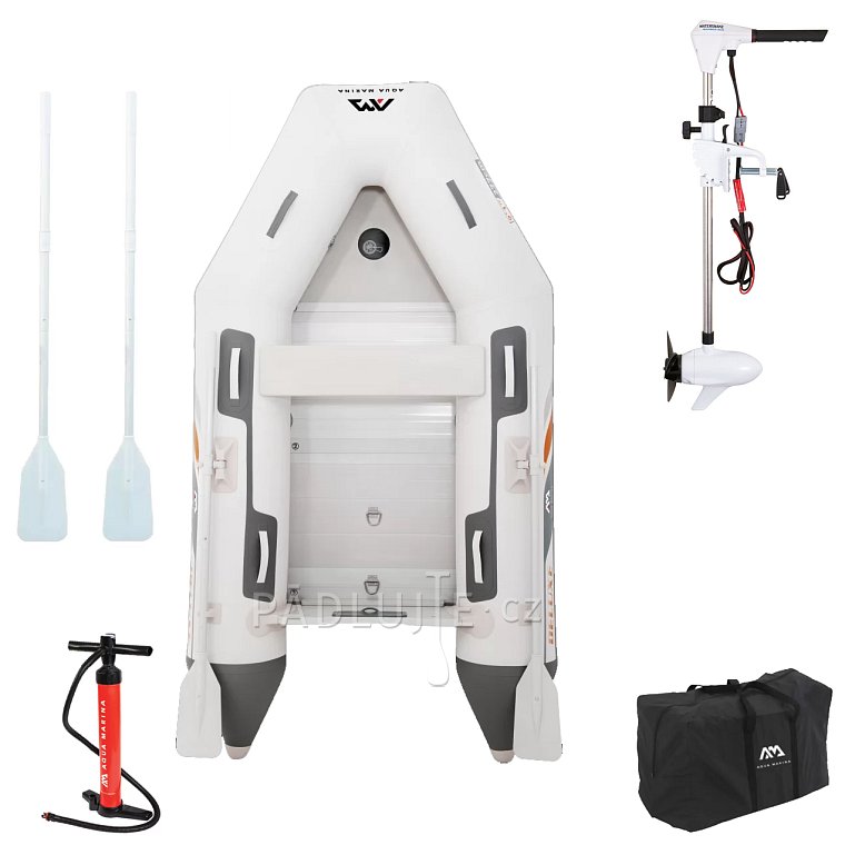 Člun AQUA MARINA A-DeLuxe 3,3m WF BT-06330WD - nafukovací člun s dřevěnou podlahou
