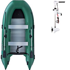 Člun GLADIATOR CLASSIC B370AL green - nafukovací člun s hliníkovou podlahou