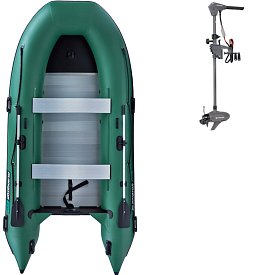 Člun GLADIATOR CLASSIC B370AL green - nafukovací člun s hliníkovou podlahou