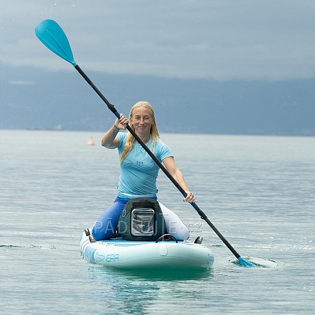 Sada pro pádlování v sedě - extra dlouhé 4 dílné pádlo Spinera+ Sedlo SPINERA nafukovací sedačka