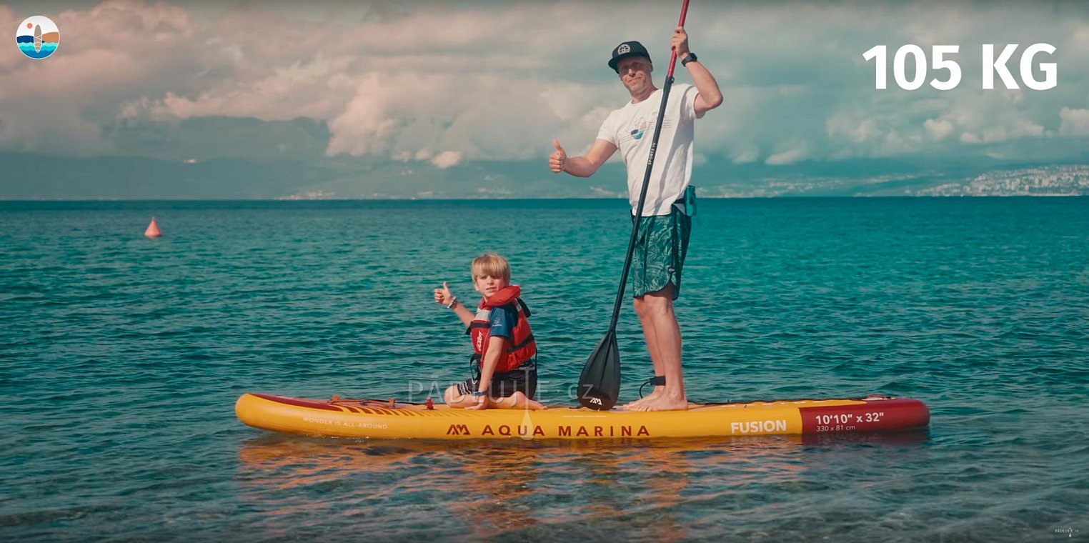 AQUA MARINA VAPOR 10'4 , FUSION 10'10 BLUE - Rodinná sada nafukovacích paddleboardů