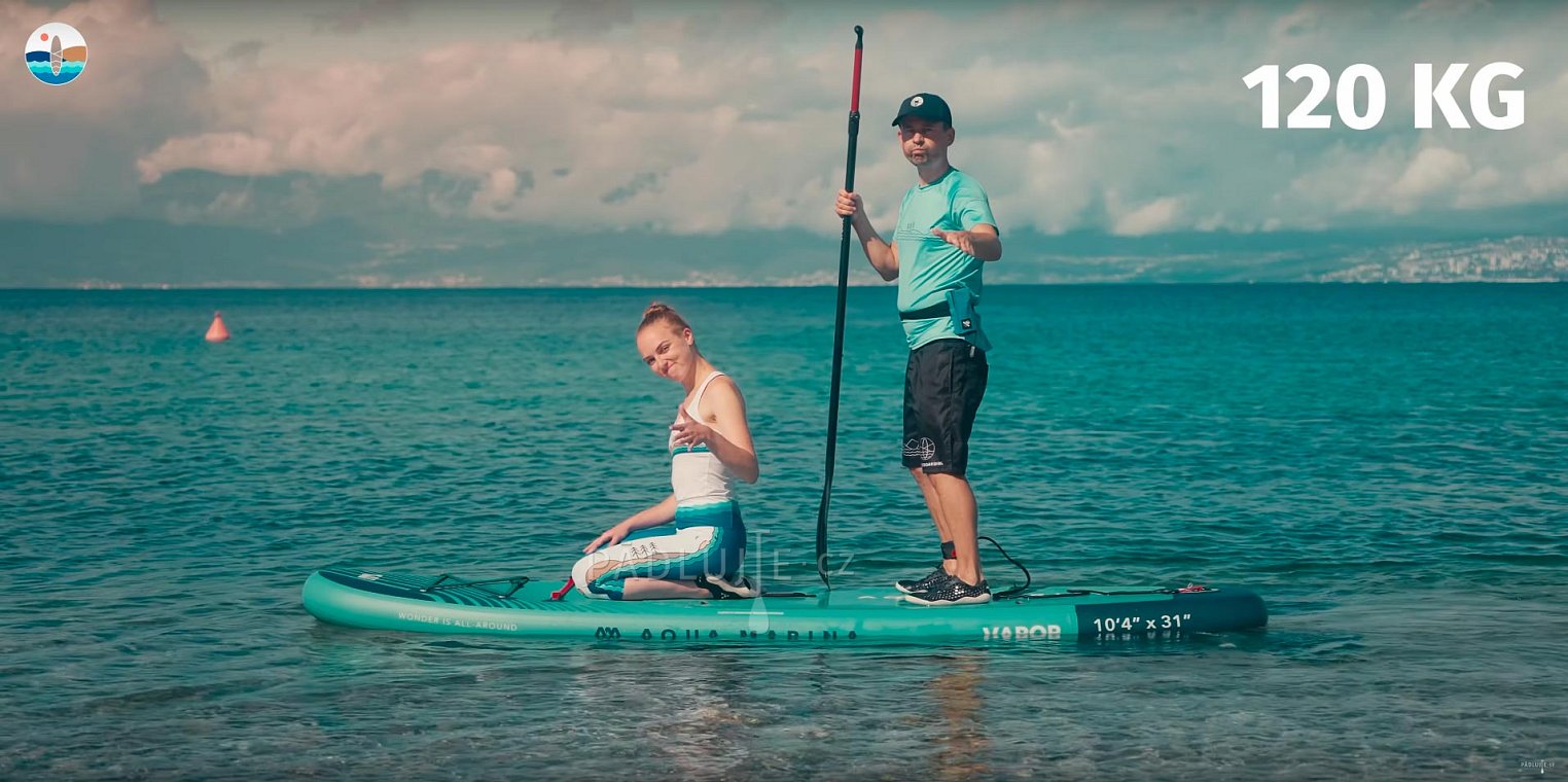 AQUA MARINA VAPOR 10'4 , FUSION 10'10 BLUE - Rodinná sada nafukovacích paddleboardů