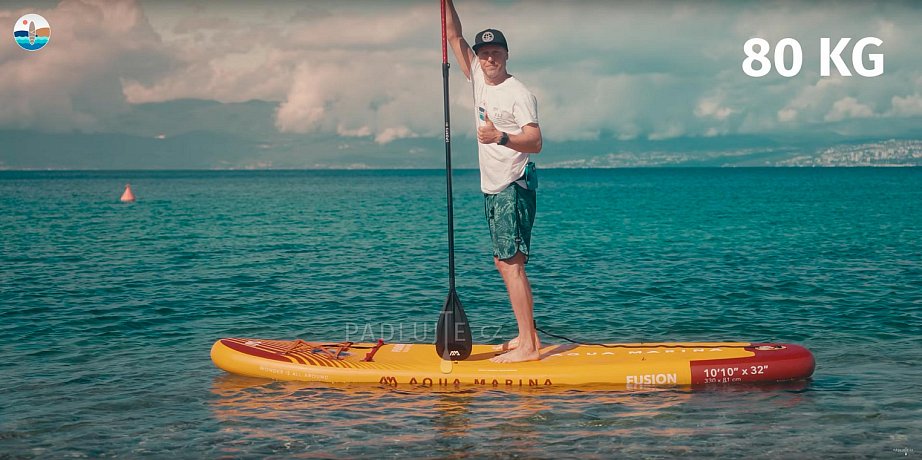 AQUA MARINA BREEZE 9'10 BLUE , FUSION 10'10 BLUE - Rodinná sada nafukovacích paddleboardů