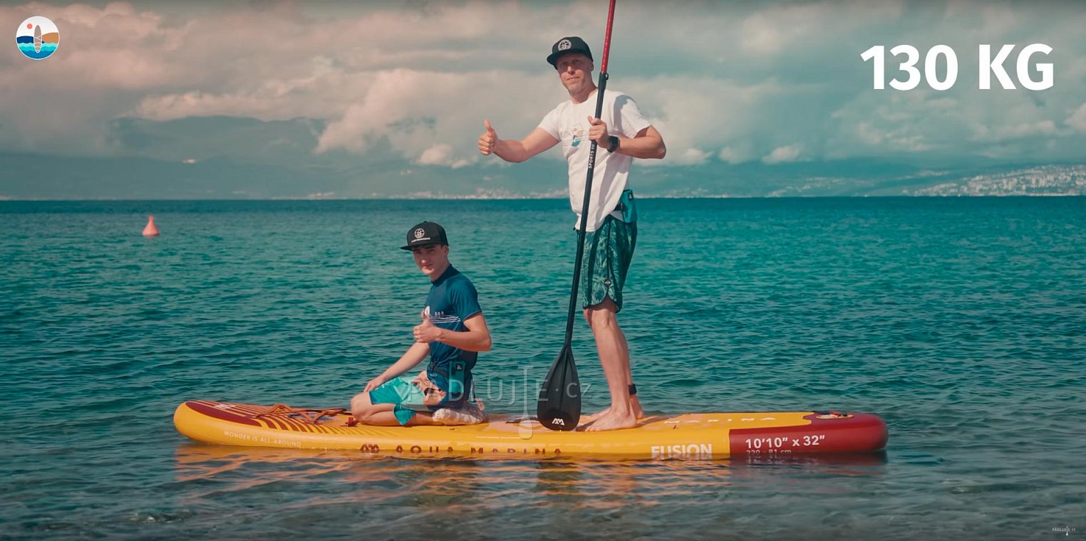 AQUA MARINA BREEZE 9'10 BLUE , FUSION 10'10 BLUE - Rodinná sada nafukovacích paddleboardů