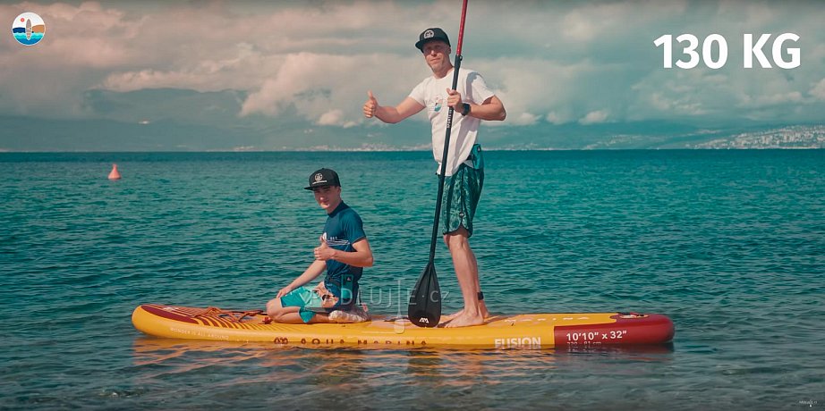 AQUA MARINA BREEZE 9'10 BLUE , FUSION 10'10 BLUE - Rodinná sada nafukovacích paddleboardů