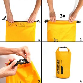 Vodotěsný vak RESTUBE 5l modrý pro paddleboard