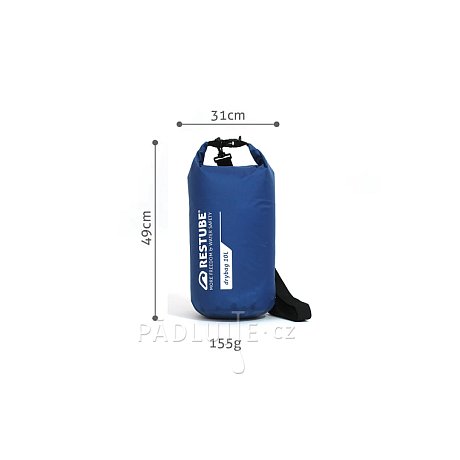 Vodotěsný vak RESTUBE 10l modrý pro paddleboard
