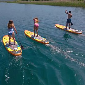Paddleboard AQUA MARINA GO TURBO 330  10'10'' s  motorem AQUA MARINA BlueDrive S Power fin