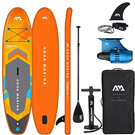 Paddleboard AQUA MARINA GO TURBO 330  10'10'' s  motorem AQUA MARINA BlueDrive S Power fin
