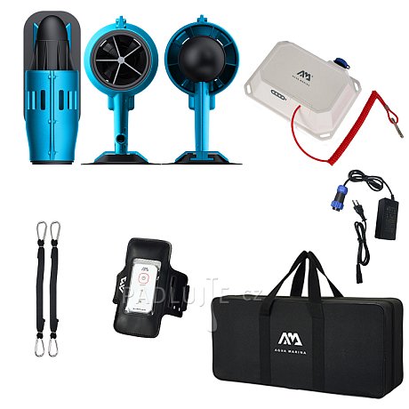 Paddleboard AQUA MARINA GO TURBO 366  12'0 s  motorem AQUA MARINA BlueDrive S Power fin
