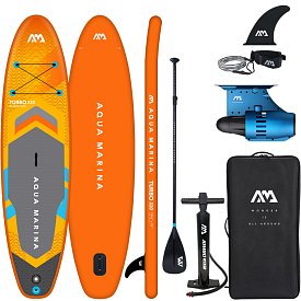 Paddleboard AQUA MARINA GO TURBO 320  10'6 s  motorem AQUA MARINA BlueDrive S Power fin