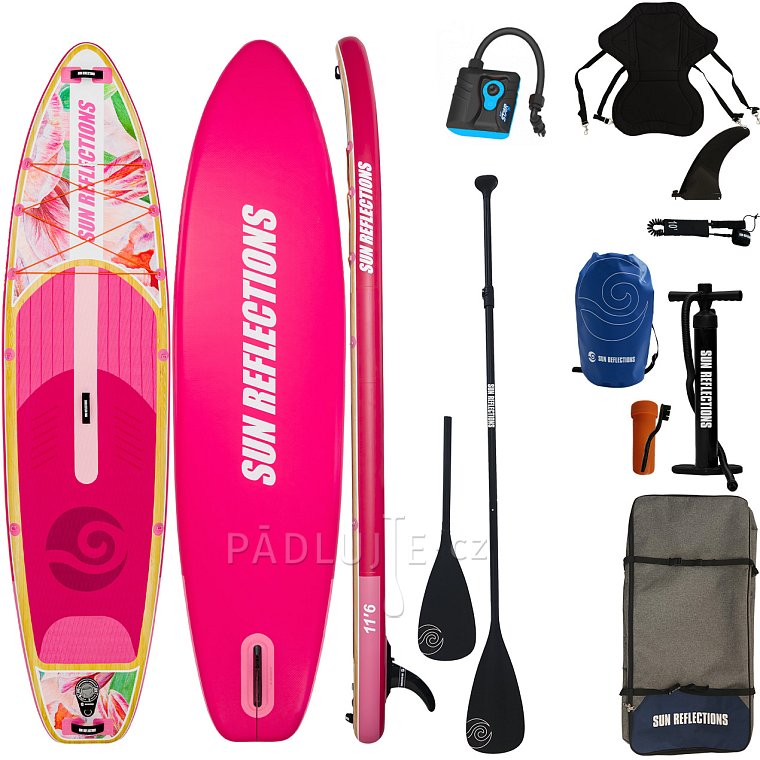Paddleboard SUN REFLECTIONS XXL 11'6'' COMBO Soft blush - nafukovací