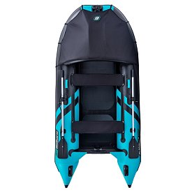 Člun GLADIATOR CLASSIC C330AD black turquoise - nafukovací člun s vysokotlakou podlahou