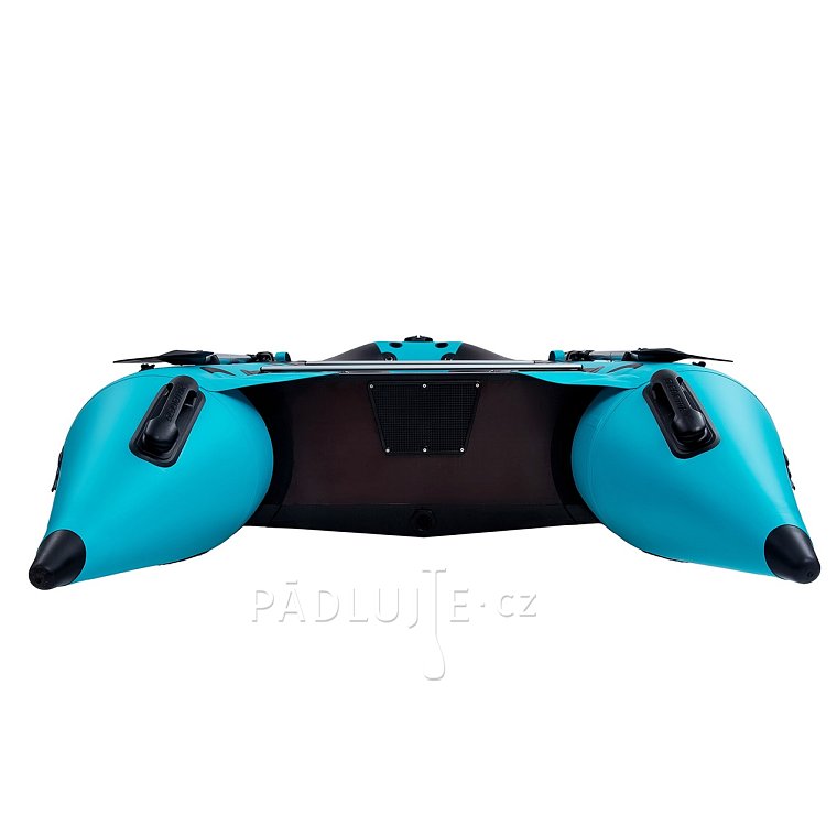 Člun GLADIATOR CLASSIC C330AD black turquoise - nafukovací člun s vysokotlakou podlahou