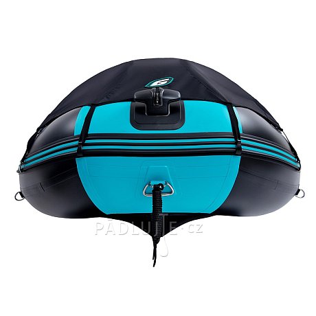 Člun GLADIATOR CLASSIC C330AD black turquoise - nafukovací člun s vysokotlakou podlahou