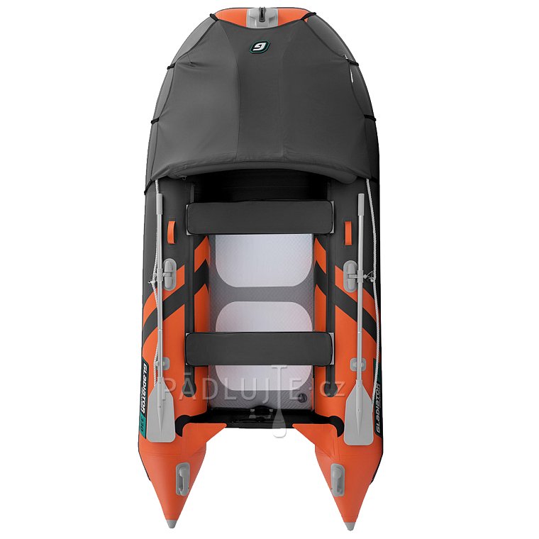 Člun GLADIATOR ACTIVE C330AD Orange - Dark gray - nafukovací člun s vysokotlakou podlahou