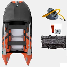 Člun GLADIATOR CLASSIC C330AD Orange - Dark gray - nafukovací člun s vysokotlakou podlahou