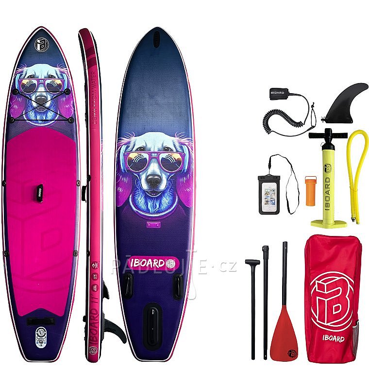 Paddleboard iBOARD 11' DOG, CAT - rodinná sada Pejsek a Kočička
