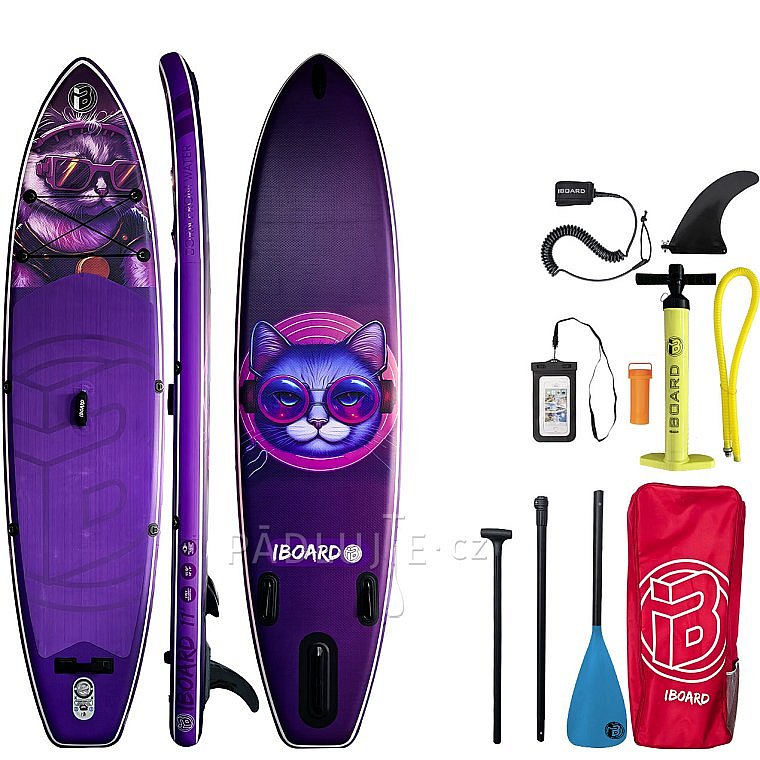 Paddleboard iBOARD 11' DOG, CAT - rodinná sada Pejsek a Kočička
