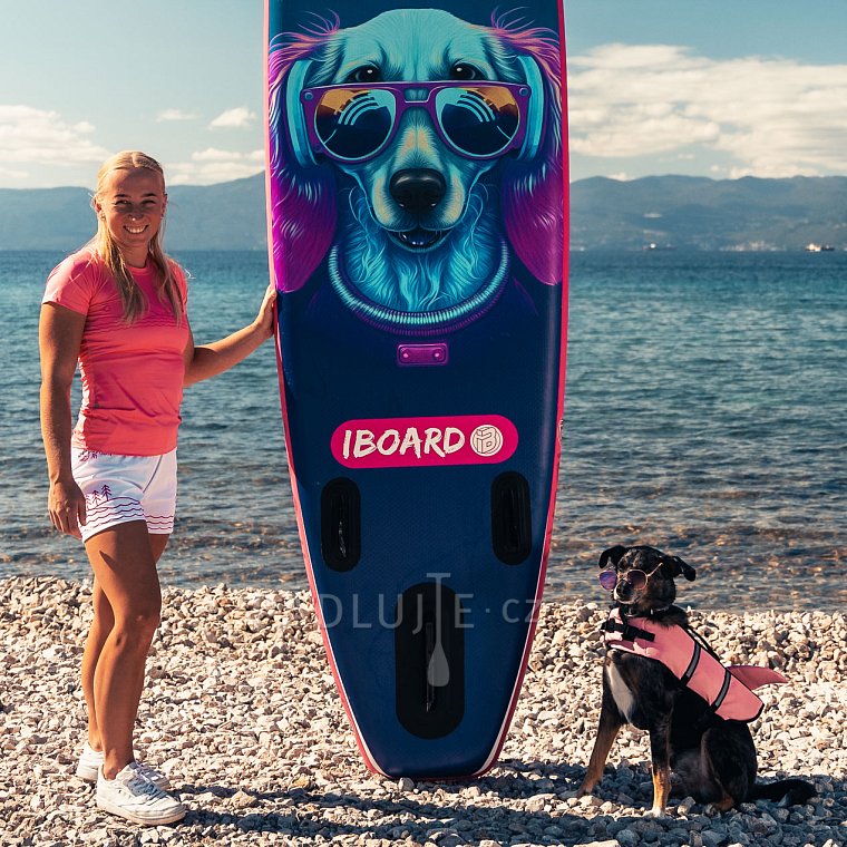 Paddleboard iBOARD 11' DOG, CAT - rodinná sada Pejsek a Kočička