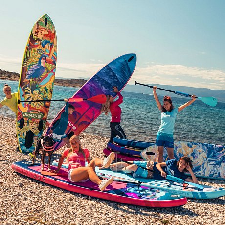 Paddleboard iBOARD 11' DOG, CAT - rodinná sada Pejsek a Kočička