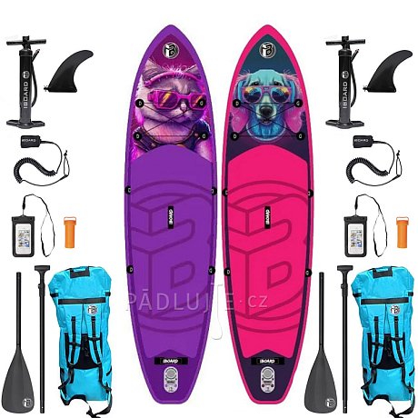 Paddleboard iBOARD 11' DOG, CAT - rodinná sada Pejsek a Kočička