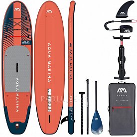 Paddleboard AQUA MARINA ATLAS 12'0 s karbon pádlem - nafukovací POUŽITÉ ZBOŽÍ