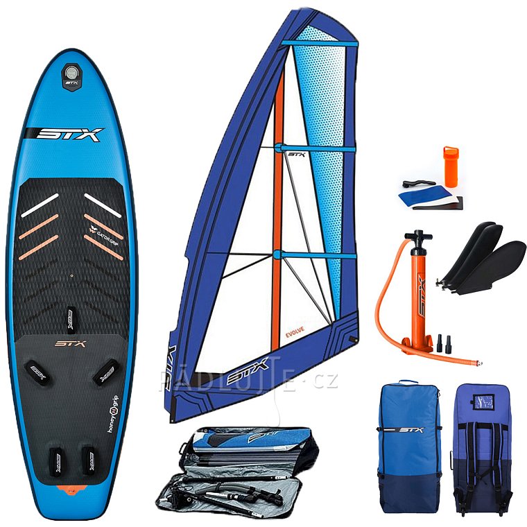 Windsurfing STX iWindsurf WS 280 RS komplet s plachtou - nafukovací windsurfing