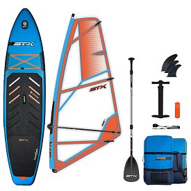 Paddleboard STX WindSUP Hybrid Cruiser Family 11'2 TEAL/ORANGE komplet s plachtou - nafukovací