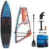 Paddleboard STX WindSUP Hybrid Tourer 12'  TEAL/ORANGE komplet s plachtou - nafukovací