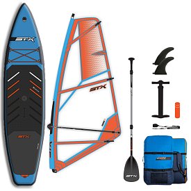 Paddleboard STX WindSUP Hybrid Tourer 12'  TEAL/ORANGE komplet s plachtou - nafukovací